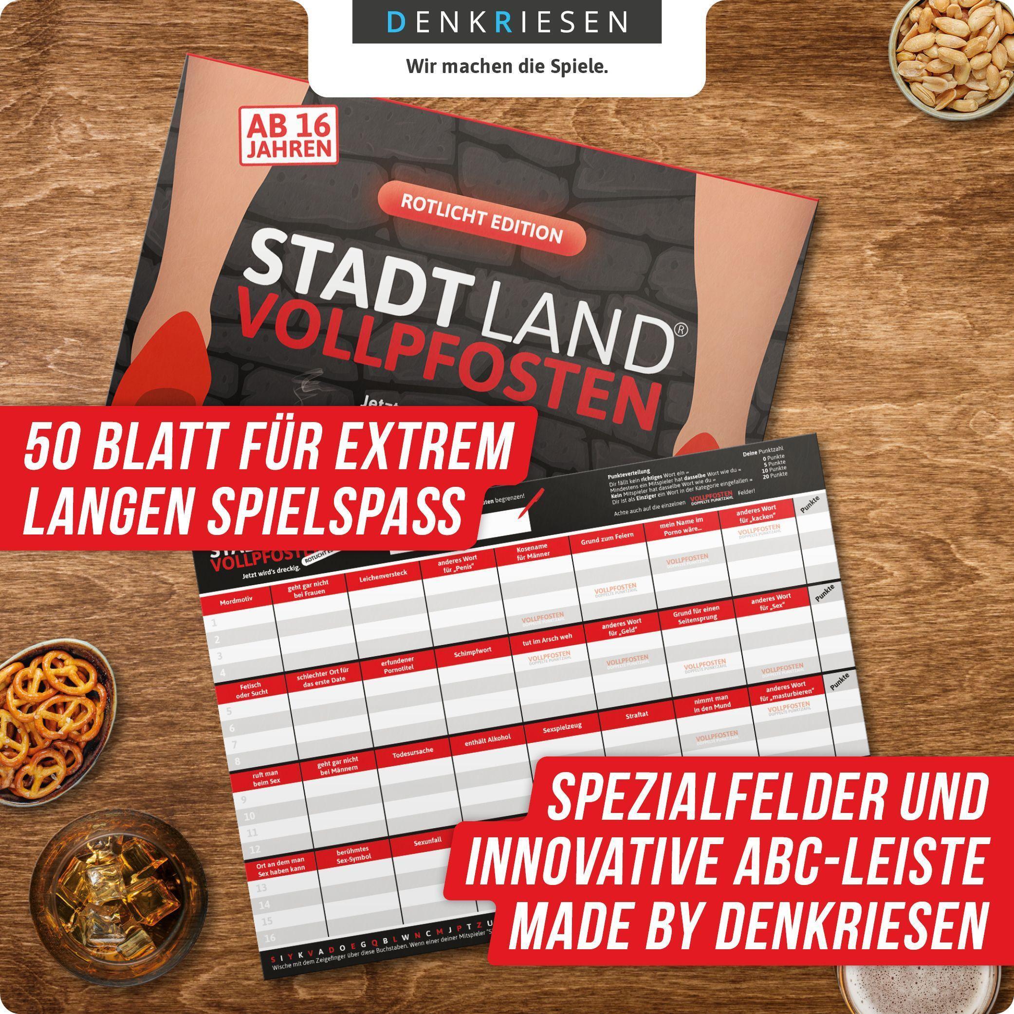 STADT LAND VOLLPFOSTEN® - ROTLICHT EDITION - AB 16 JAHREN ...