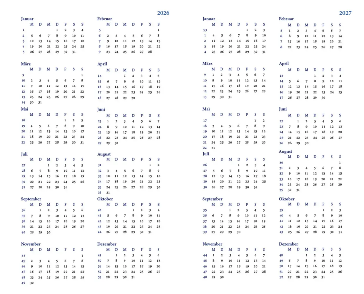 Bild: 4262494720000 | Plan B | Wochenkalender 2026 | Haupt Verlag | Kalender | 144 S. | 2026