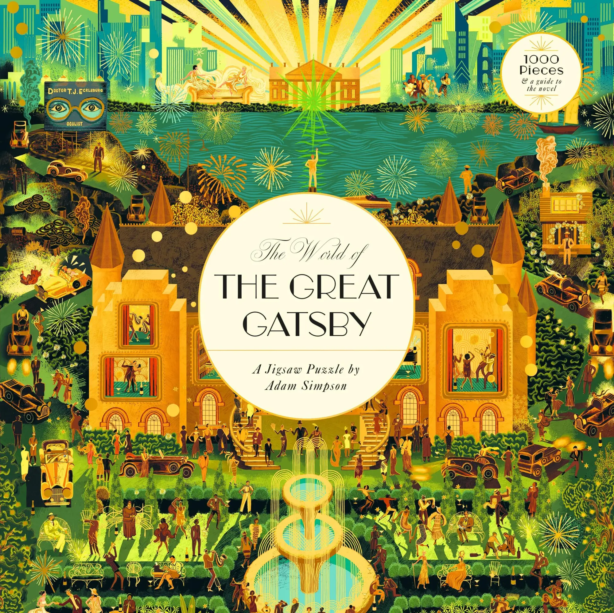 Cover: 9781399620000 | The World of the Great Gatsby 1000 Piece Puzzle | Kirk Curnutt | Spiel