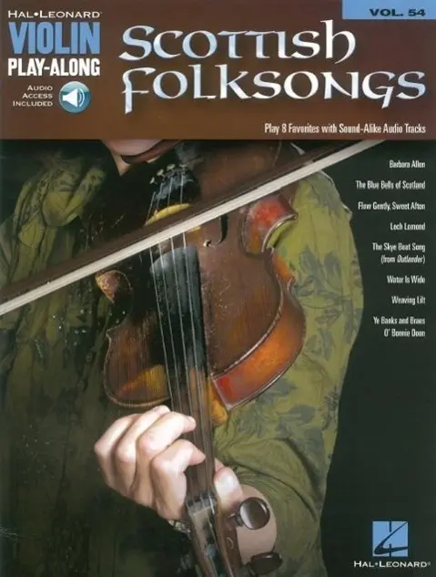 Cover: 9781495030000 | Scottish Folksongs Violin Play-Along Volume 54 - Book/Online Audio