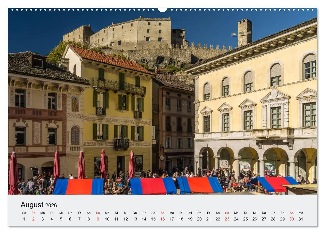 Bild: 9783457830000 | Tessin - Ticino (Wandkalender 2026 DIN A2 quer), CALVENDO...
