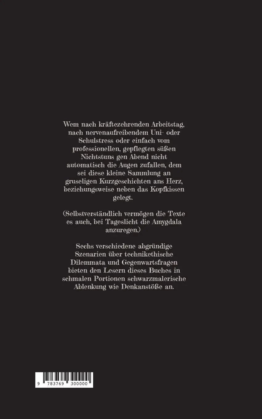 Rückseite: 9783769300000 | Schlechte - Nacht - Geschichten | Sebastian Raue | Taschenbuch | 2024