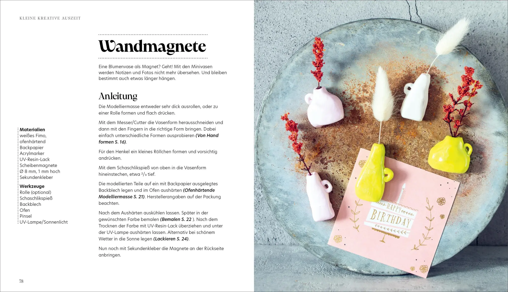 Bild: 9783838840000 | Kleine kreative Auszeit: Süße Deko modellieren | Ina Mielkau | Buch