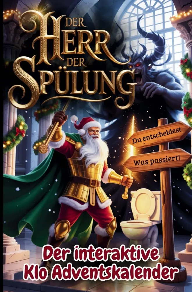 Cover: 9783912300000 | Der Herr der Spülung - Der interaktive Klo Adventskalender für...