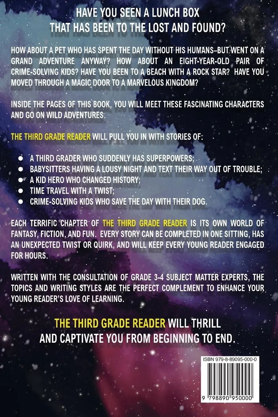 Rückseite: 9798890950000 | The Third Grade Reader | 12 Short Stories for Kids in 3rd Grade | Bee