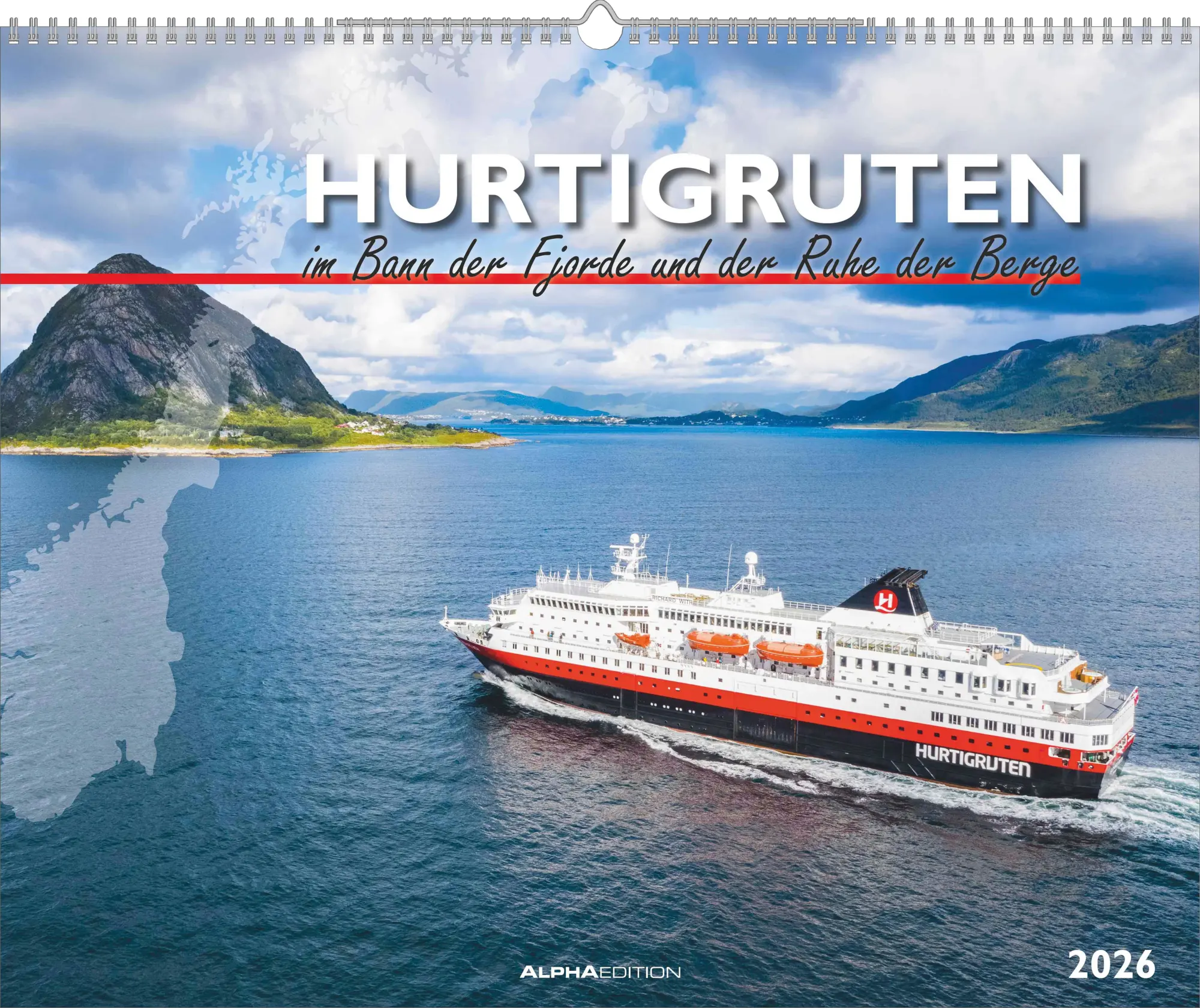 Cover: 4069095000100 | Hurtigruten- im Bann der Fjorde und der Ruhe der Berge | Kalender
