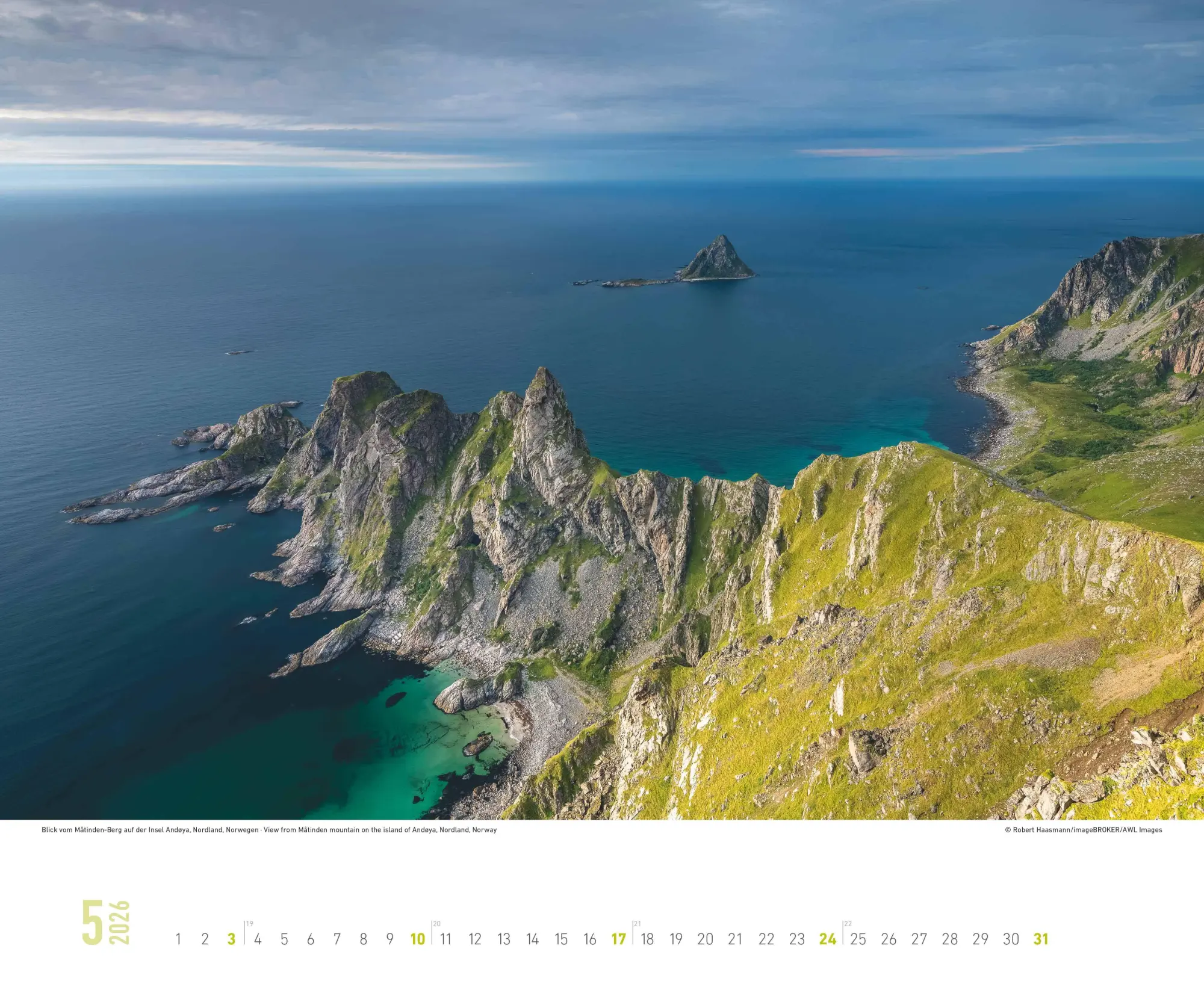 Bild: 4069095000100 | Hurtigruten- im Bann der Fjorde und der Ruhe der Berge | Kalender