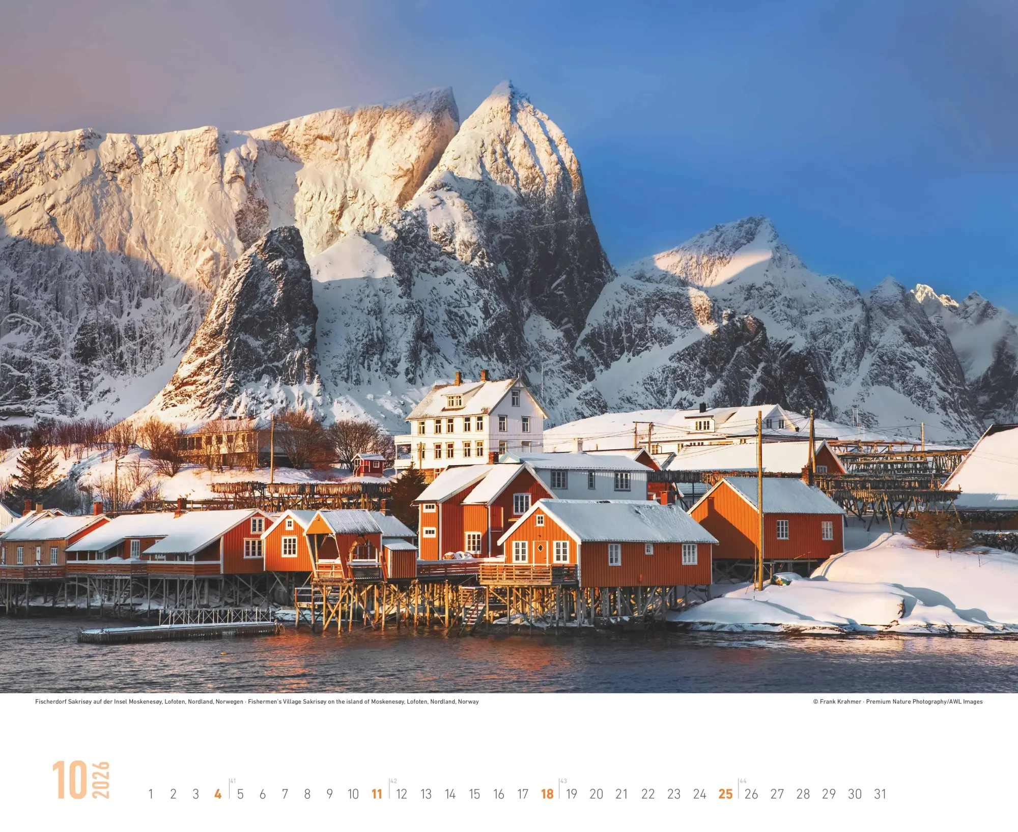 Bild: 4069095000100 | Hurtigruten- im Bann der Fjorde und der Ruhe der Berge | Kalender