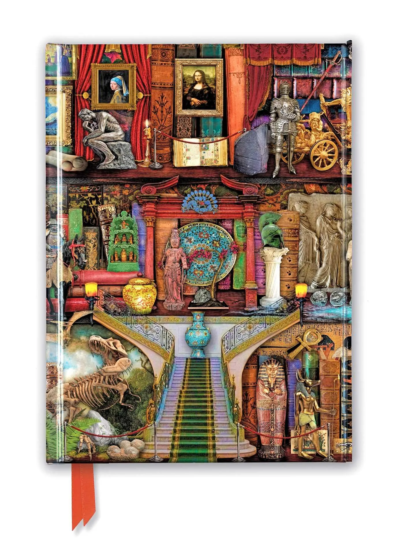 Cover: 9781787550100 | Aimee Stewart: Museum Bookshelves (Foiled Journal) | Publishing | Buch