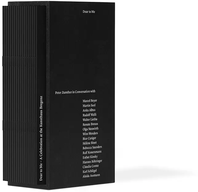 Cover: 9783039420100 | Dear to Me | Peter Zumthor in Conversation | Peter Zumthor | Broschüre Cover: 9783039420100 | Dear to Me | Peter Zumthor in Conversation | Peter Zumthor | Broschüre
