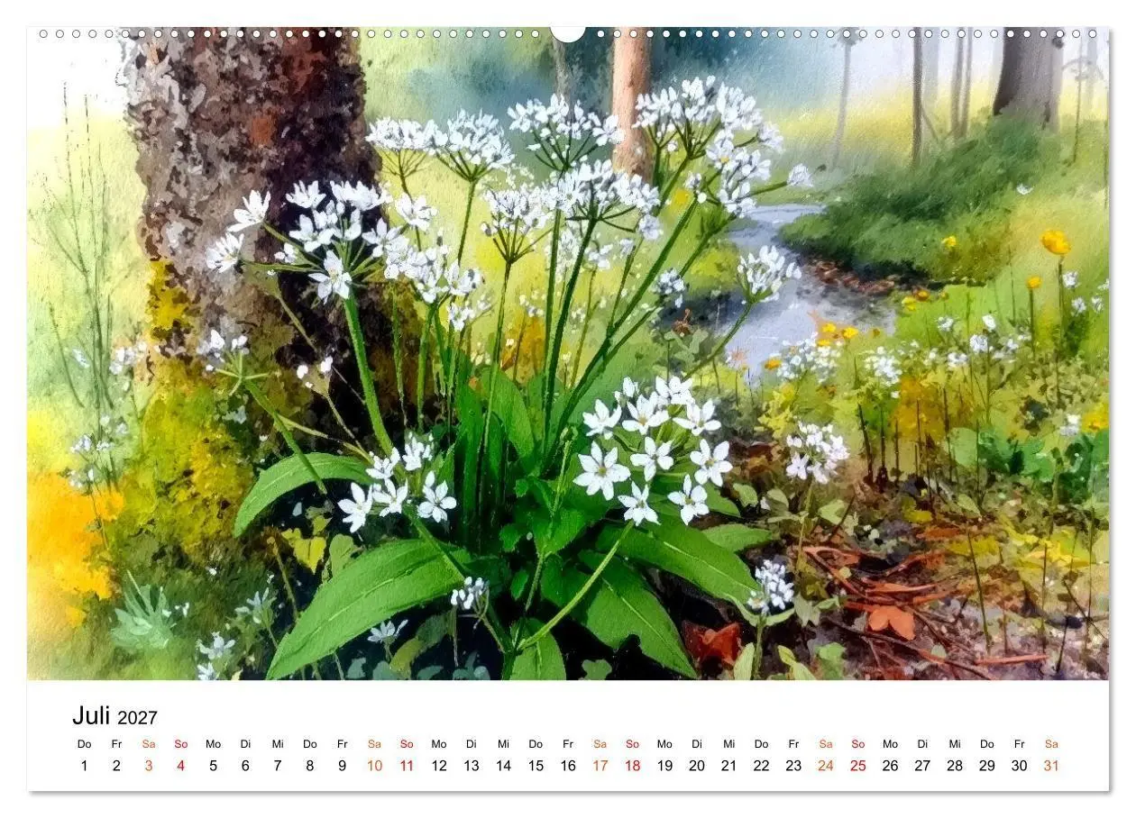 Bild: 9783516770100 | Wildblumen zwischen Moos und Farn (Wandkalender 2027 DIN A2 quer),...