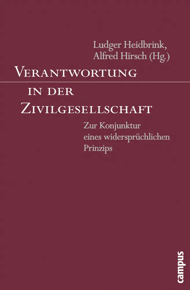 Cover: 9783593380100 | Verantwortung in der Zivilgesellschaft | Ludger Heidbrink (u. a.)