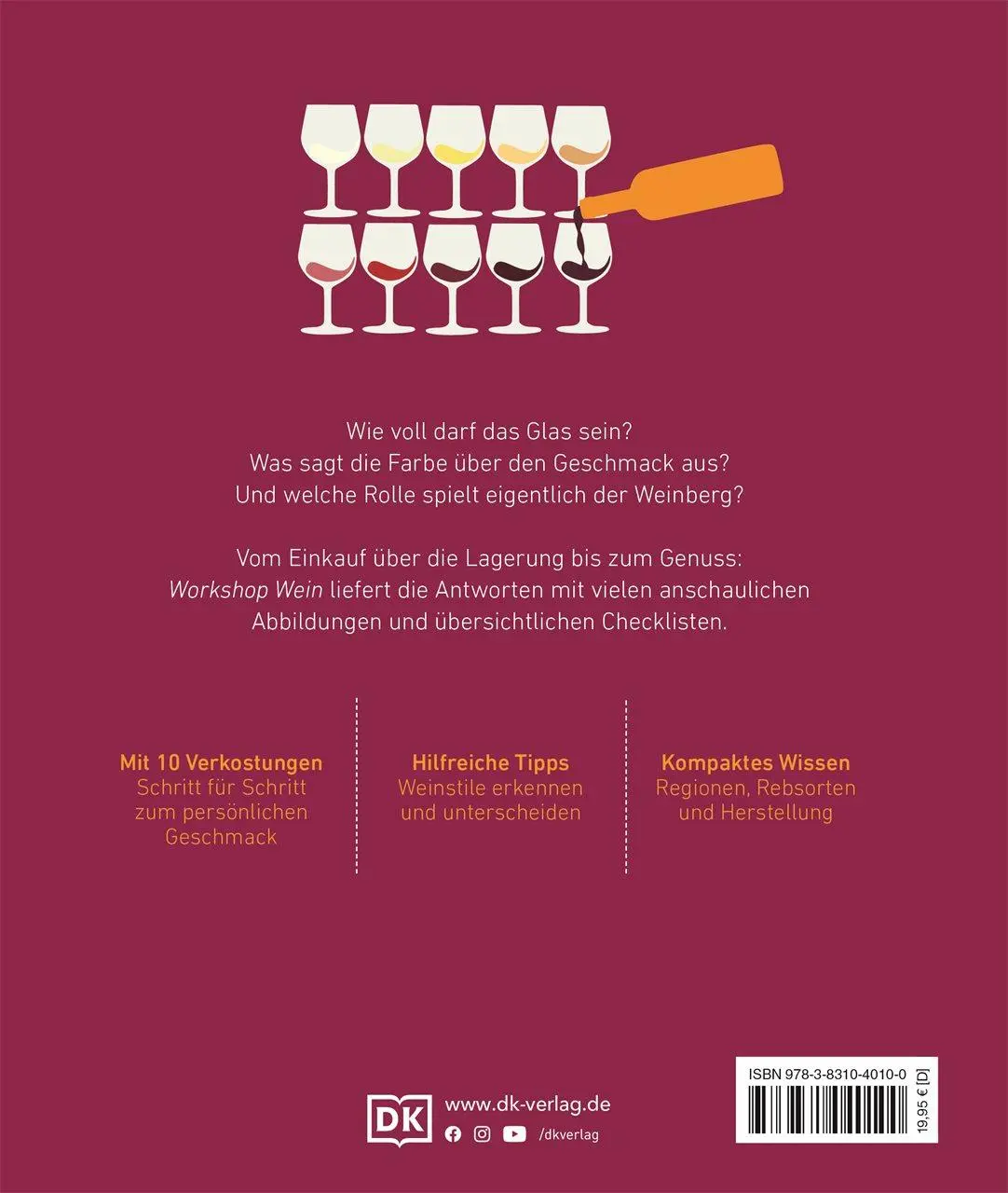 Rückseite: 9783831040100 | Workshop Wein | Entdecken, Verkosten, Genießen | Marnie Old | Buch