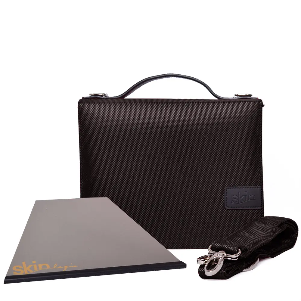Bild: 4260106430200 | SartoriusSKIN Tasche BASIC Gr. L in Kaffee-Braun mit Tragegurt &amp;...