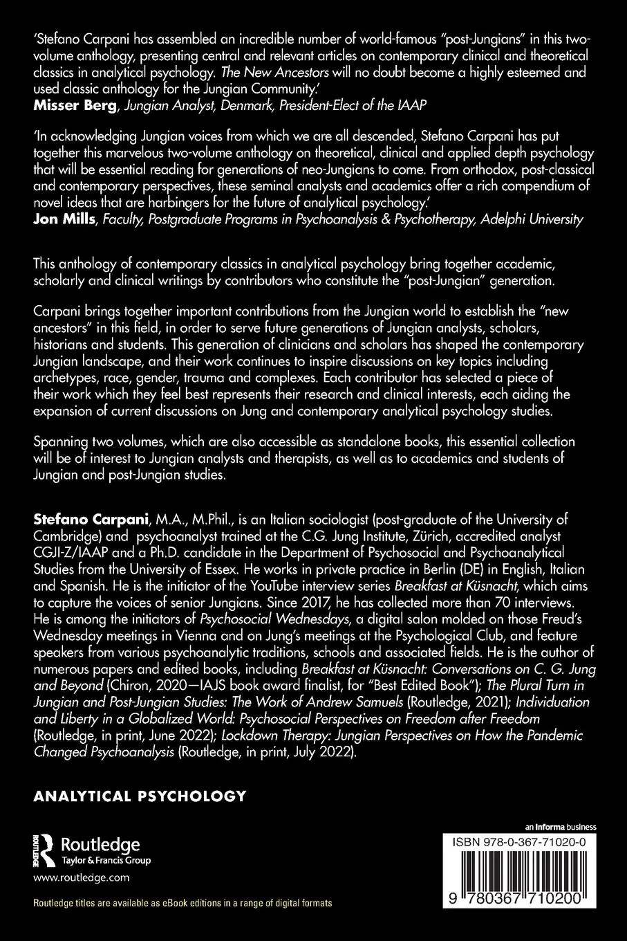 Rückseite: 9780367710200 | Anthology of Contemporary Theoretical Classics in Analytical...