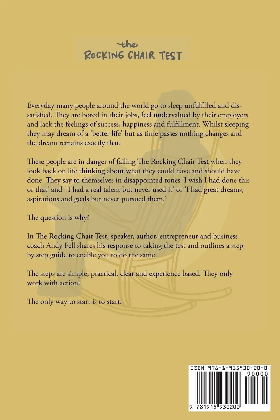 Rückseite: 9781915930200 | The Rocking Chair Test | Andy Fell | Taschenbuch | Englisch | 2023