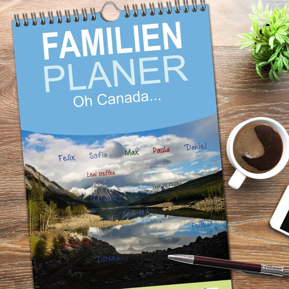 Bild: 9783516520200 | Familienplaner 2026 - Oh Canada... mit 5 Spalten (Wandkalender, 21...