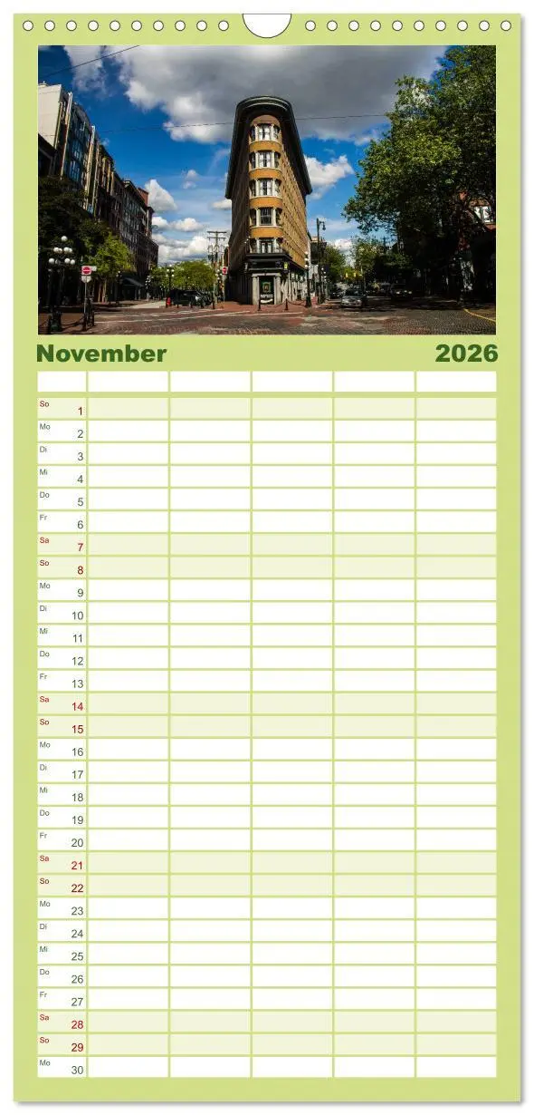 Bild: 9783516520200 | Familienplaner 2026 - Oh Canada... mit 5 Spalten (Wandkalender, 21...