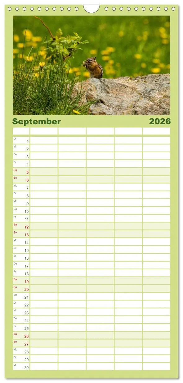 Bild: 9783516520200 | Familienplaner 2026 - Oh Canada... mit 5 Spalten (Wandkalender, 21...