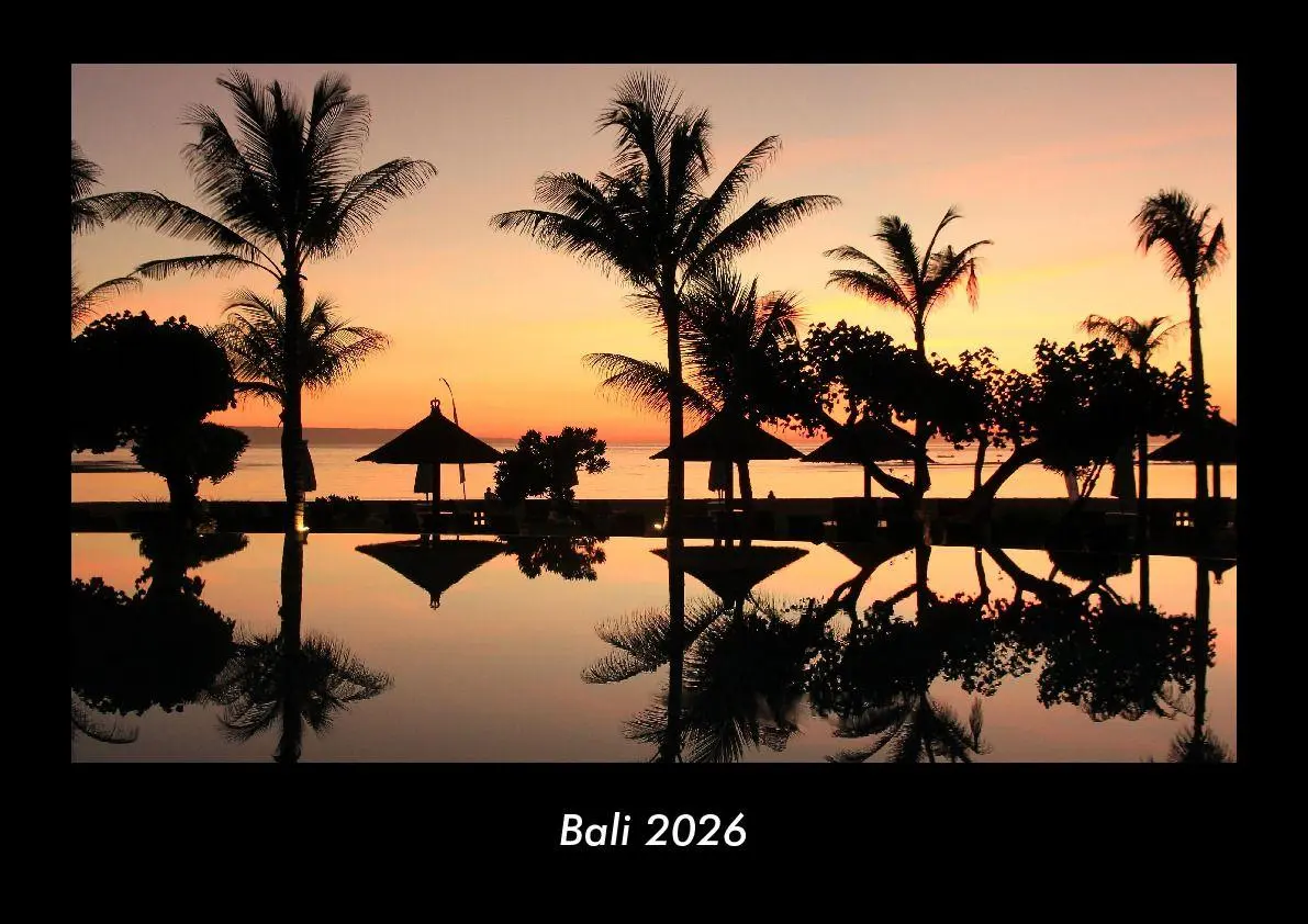 Cover: 9783695410200 | Bali 2026 Fotokalender DIN A3 | Tobias Becker | Kalender | Deutsch