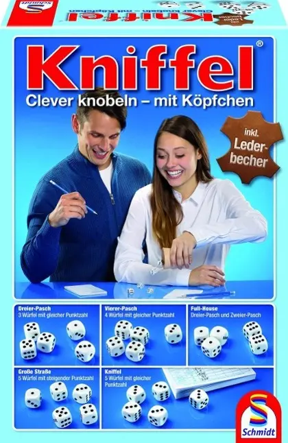 Cover: 4001504490300 | Kniffel | Clever knobeln, mit Köpfchen. Für 2 - 8 Spieler ab 8 Jahren
