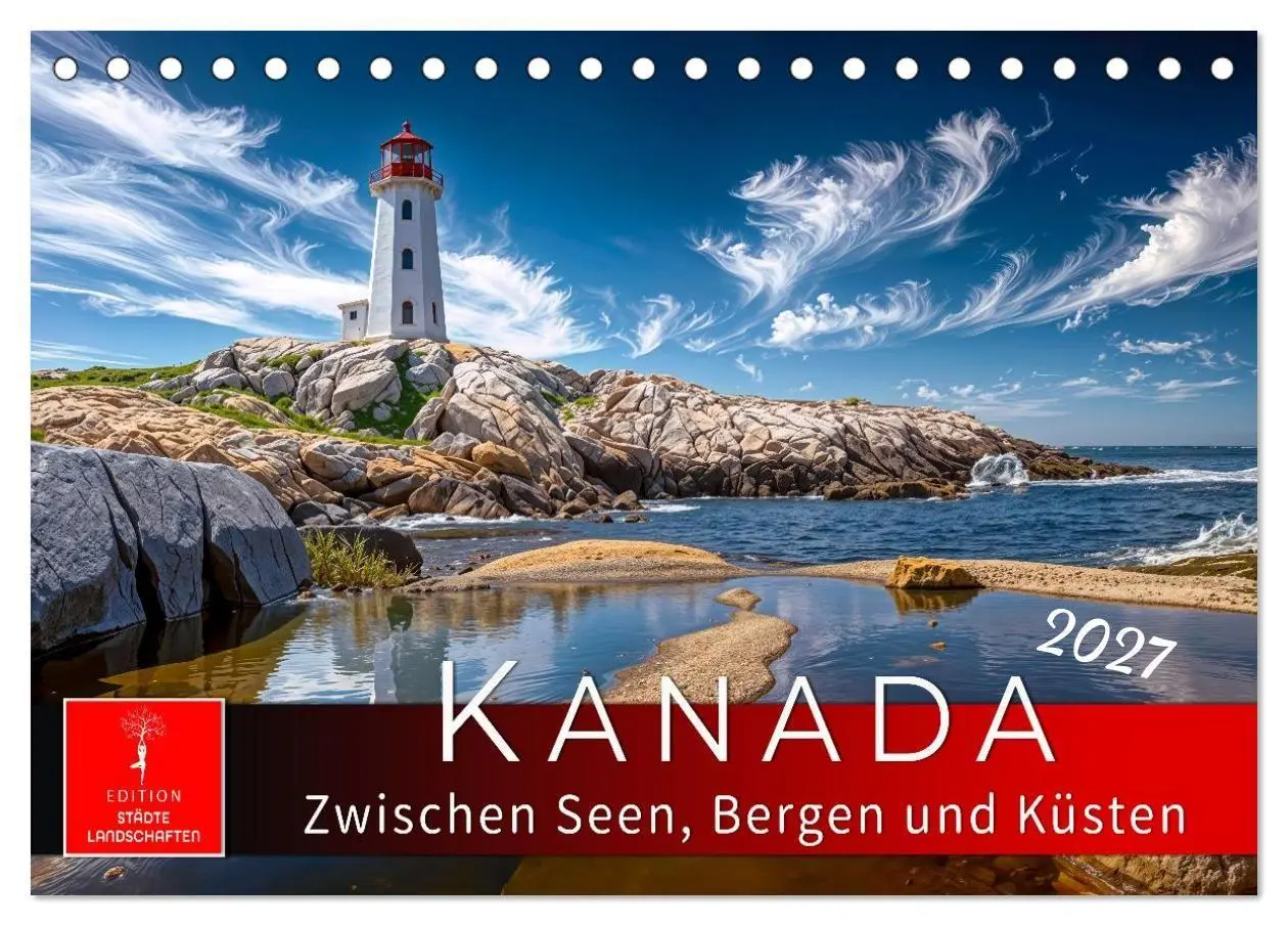 Cover: 9783516750300 | Kanada - zwischen Seen, Bergen und Küsten (Tischkalender 2027 DIN...