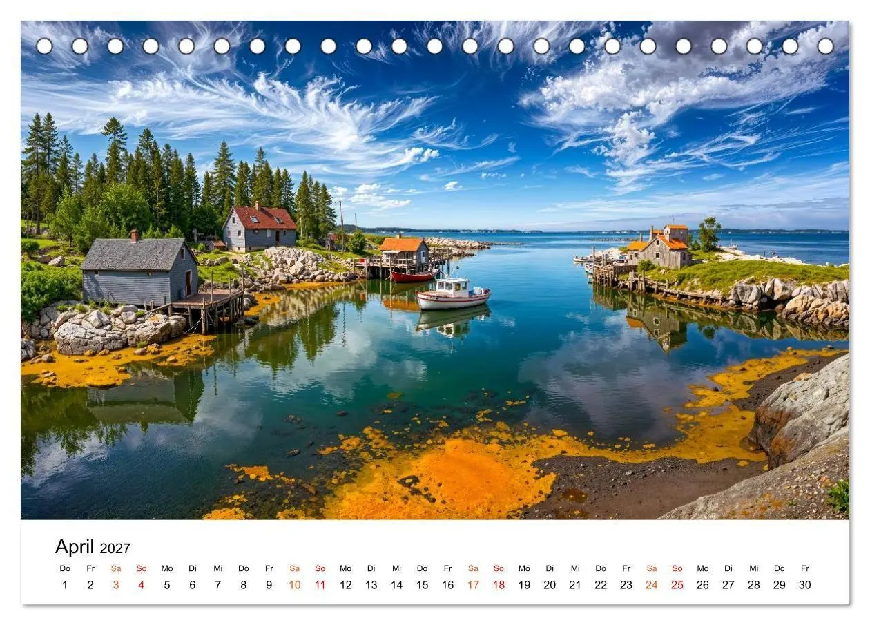 Bild: 9783516750300 | Kanada - zwischen Seen, Bergen und Küsten (Tischkalender 2027 DIN...