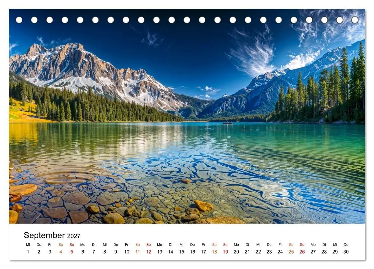 Bild: 9783516750300 | Kanada - zwischen Seen, Bergen und Küsten (Tischkalender 2027 DIN...