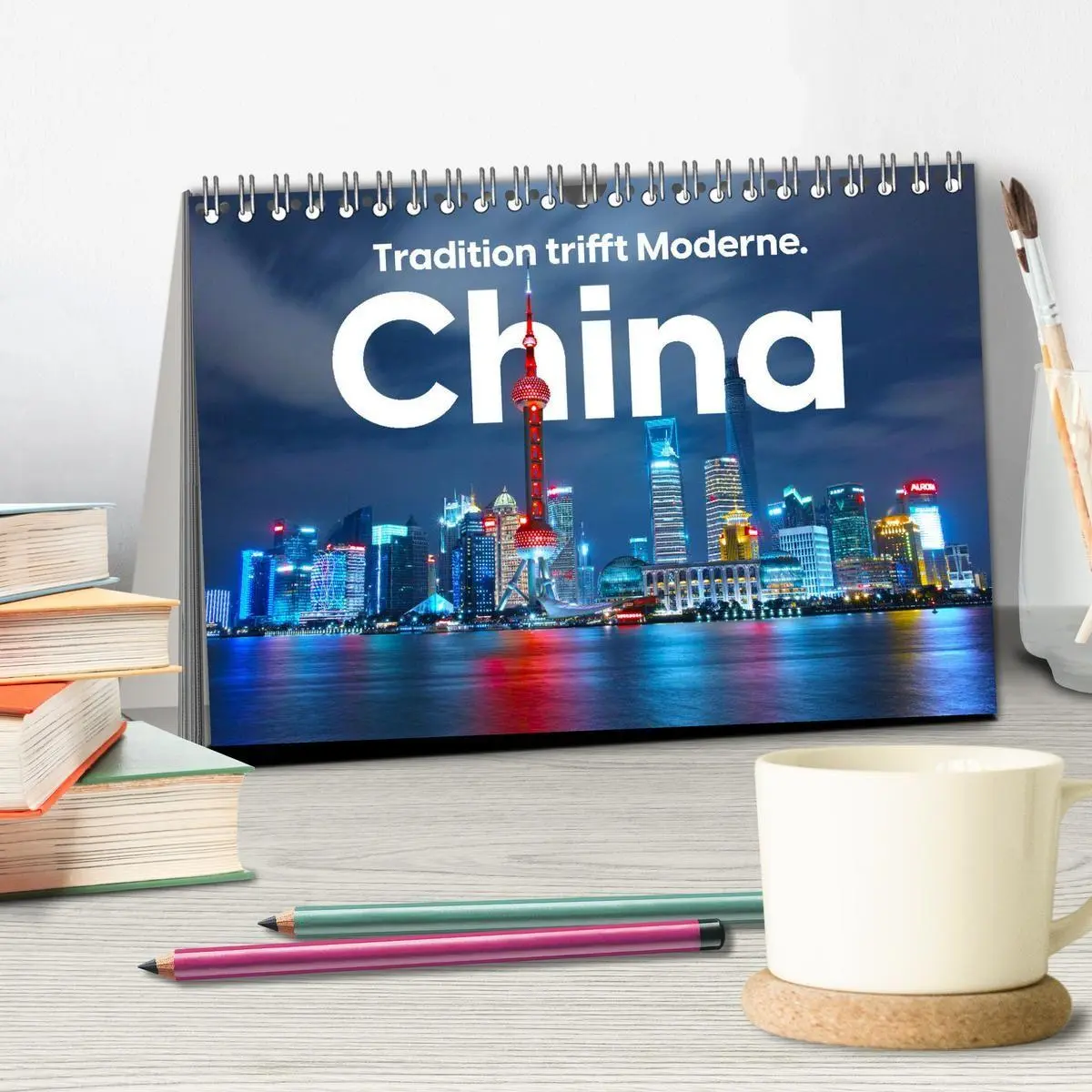 Bild: 9783569460300 | China - Tradition trifft Moderne. (Tischkalender 2027 DIN A5 quer),...