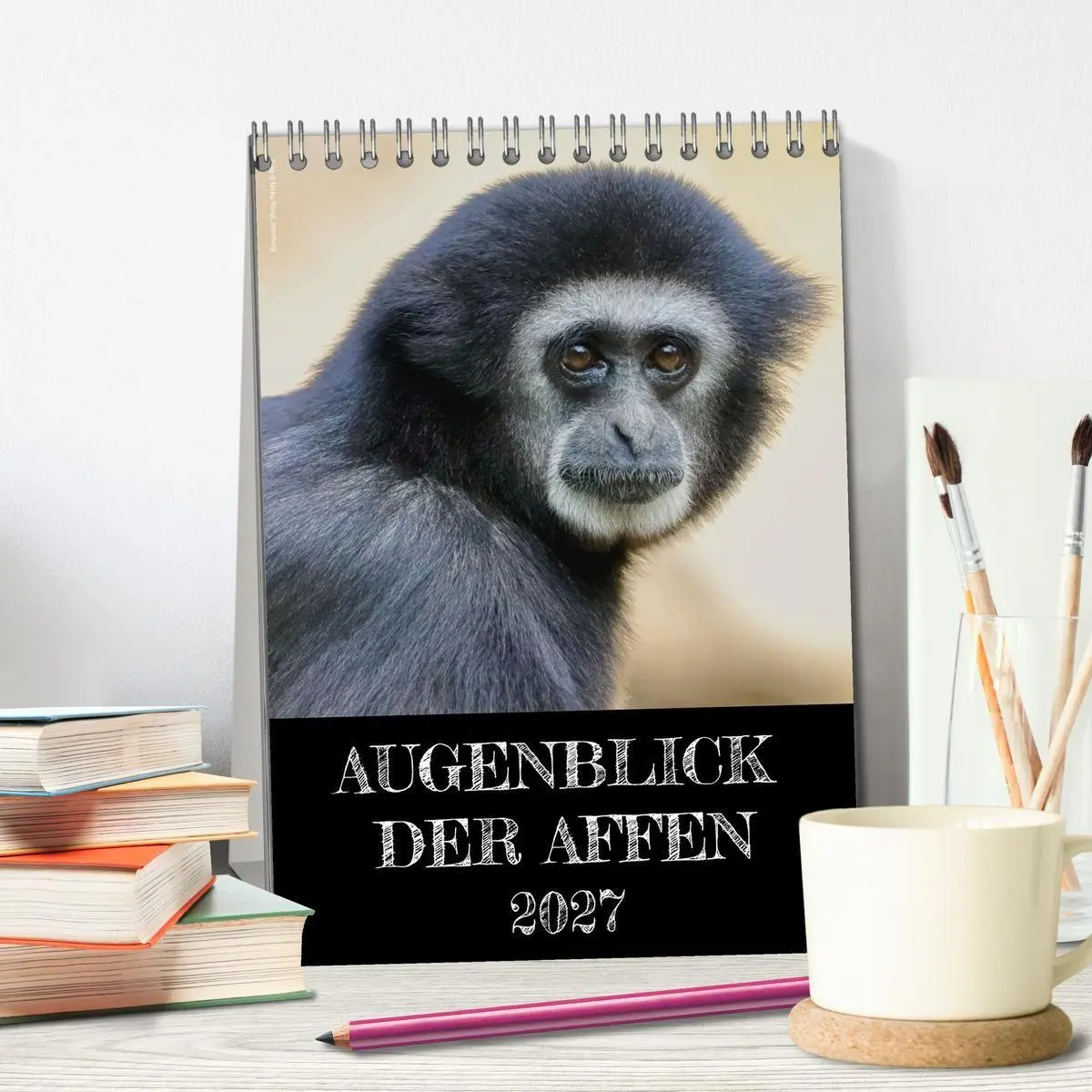 Bild: 9783569840300 | Augenblick der Affen 2027 (Tischkalender 2027 DIN A5 hoch),...