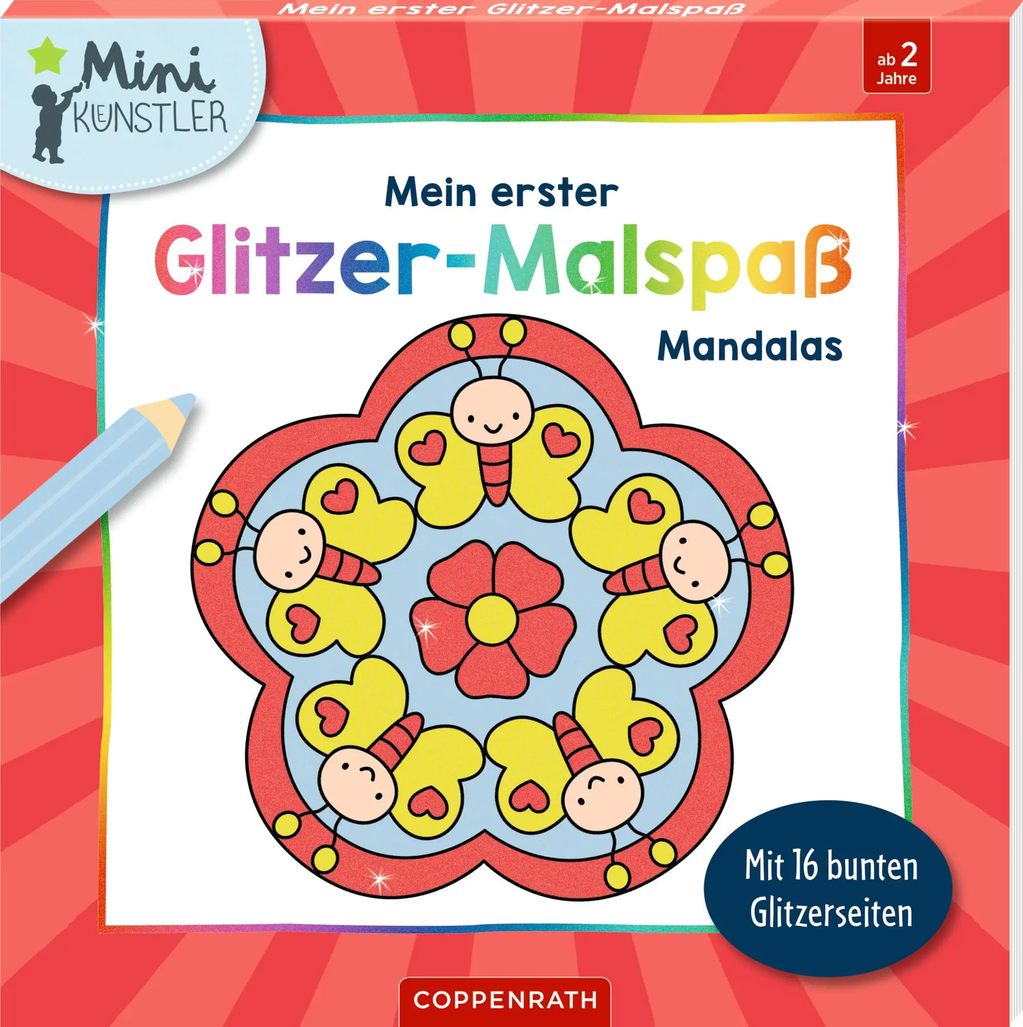 Cover: 9783649650300 | Mein erster Glitzer-Malspaß - Mandalas | Mit 16 bunten Glitzerseiten