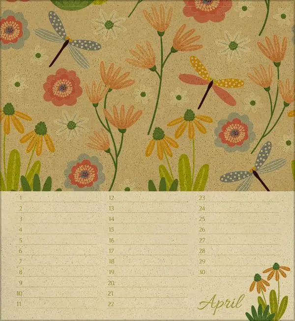 Bild: 9783731890300 | Geburtstagskalender Natural Art | Verlag Korsch | Kalender | 13 S.