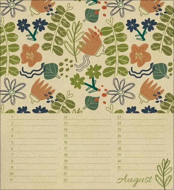 Bild: 9783731890300 | Geburtstagskalender Natural Art | Verlag Korsch | Kalender | 13 S.
