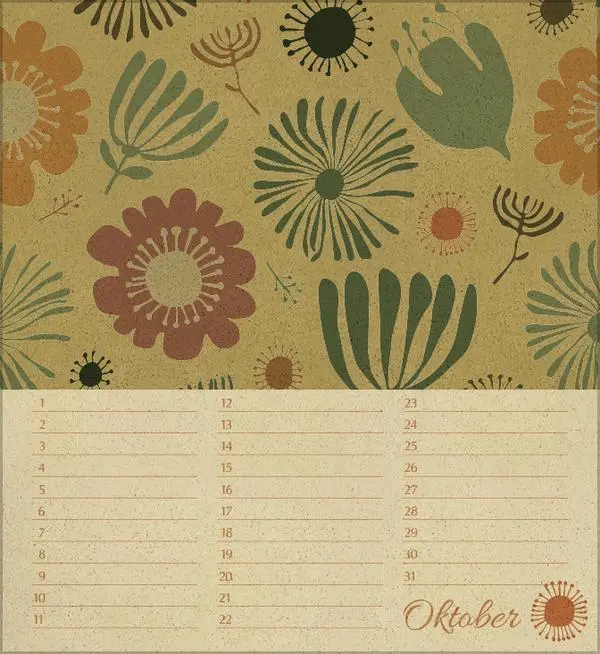 Bild: 9783731890300 | Geburtstagskalender Natural Art | Verlag Korsch | Kalender | 13 S.