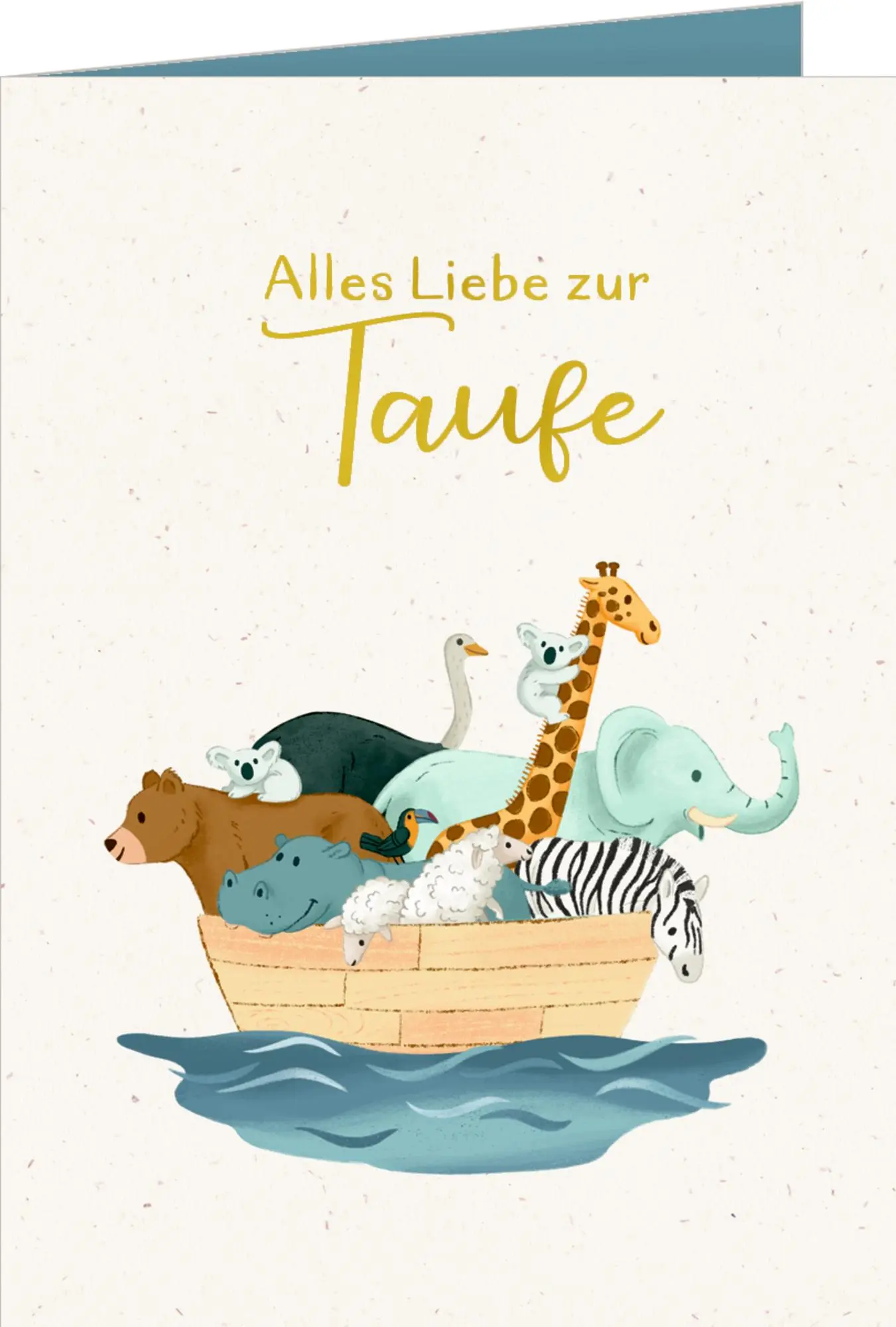 Cover: 4050003970400 | Pop-up-Grußkarte - Alles Liebe zur Taufe | Arche Noah | Teichmann