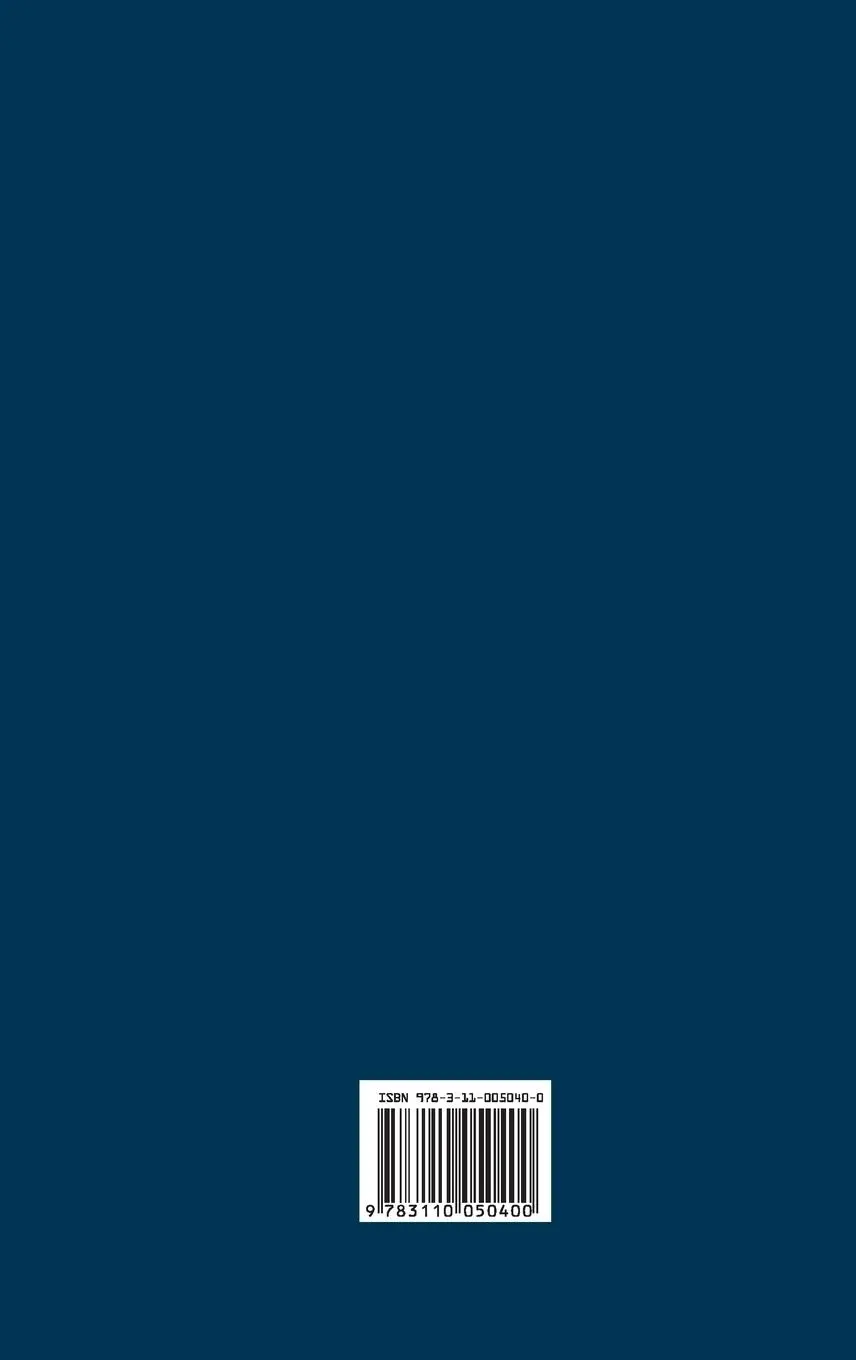 Rückseite: 9783110050400 | Der kategorische Imperativ | Herbert J. Paton | Buch | Deutsch