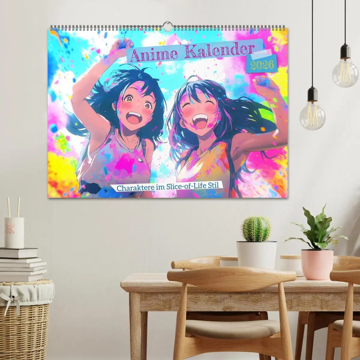 Bild: 9783457340400 | Anime Kalender - Charaktere im Slice-of-Life Stil (Wandkalender...