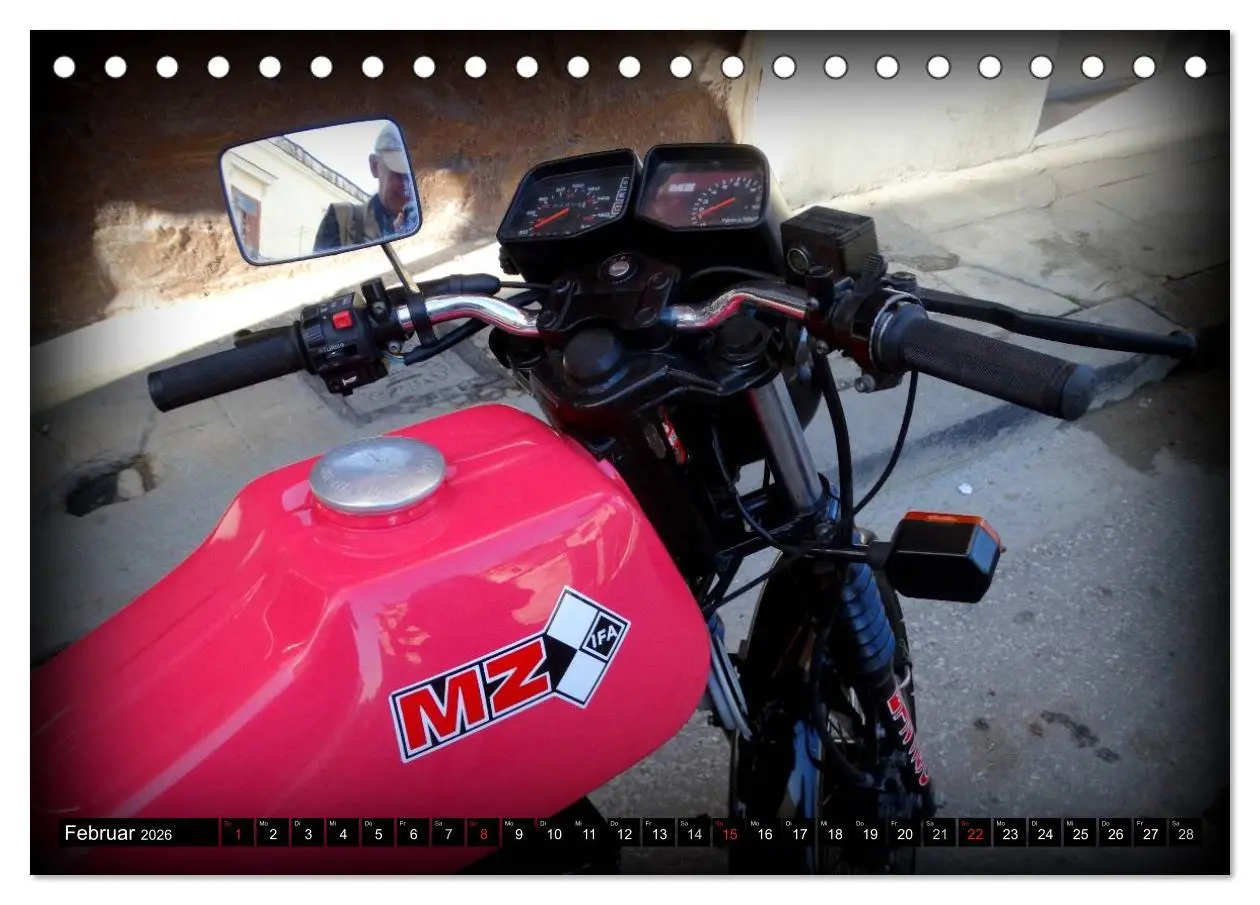 Bild: 9783457960400 | Motorrad-Legenden - MZ (Tischkalender 2026 DIN A5 quer), CALVENDO...