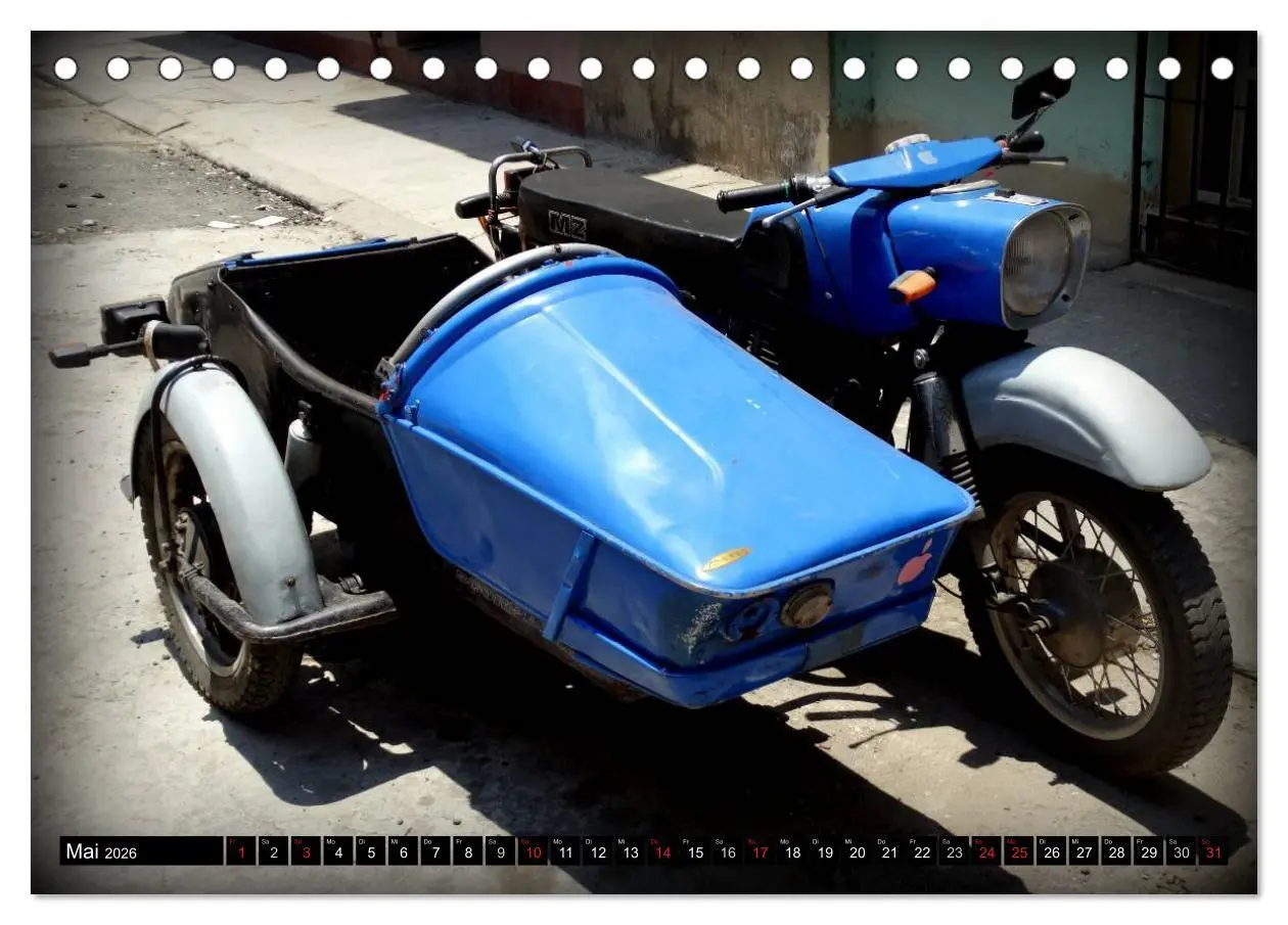 Bild: 9783457960400 | Motorrad-Legenden - MZ (Tischkalender 2026 DIN A5 quer), CALVENDO...