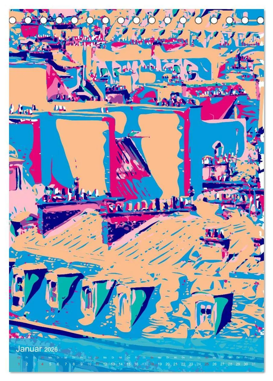 Bild: 9783516430400 | Paris pop-art (Tischkalender 2026 DIN A5 hoch), CALVENDO...