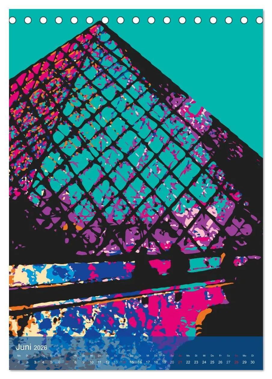 Bild: 9783516430400 | Paris pop-art (Tischkalender 2026 DIN A5 hoch), CALVENDO...