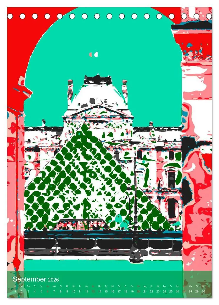 Bild: 9783516430400 | Paris pop-art (Tischkalender 2026 DIN A5 hoch), CALVENDO...