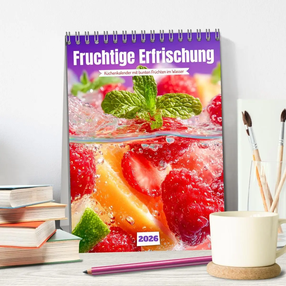 Bild: 9783516670400 | Fruchtige Erfrischung - Küchenkalender mit bunten Früchten im...
