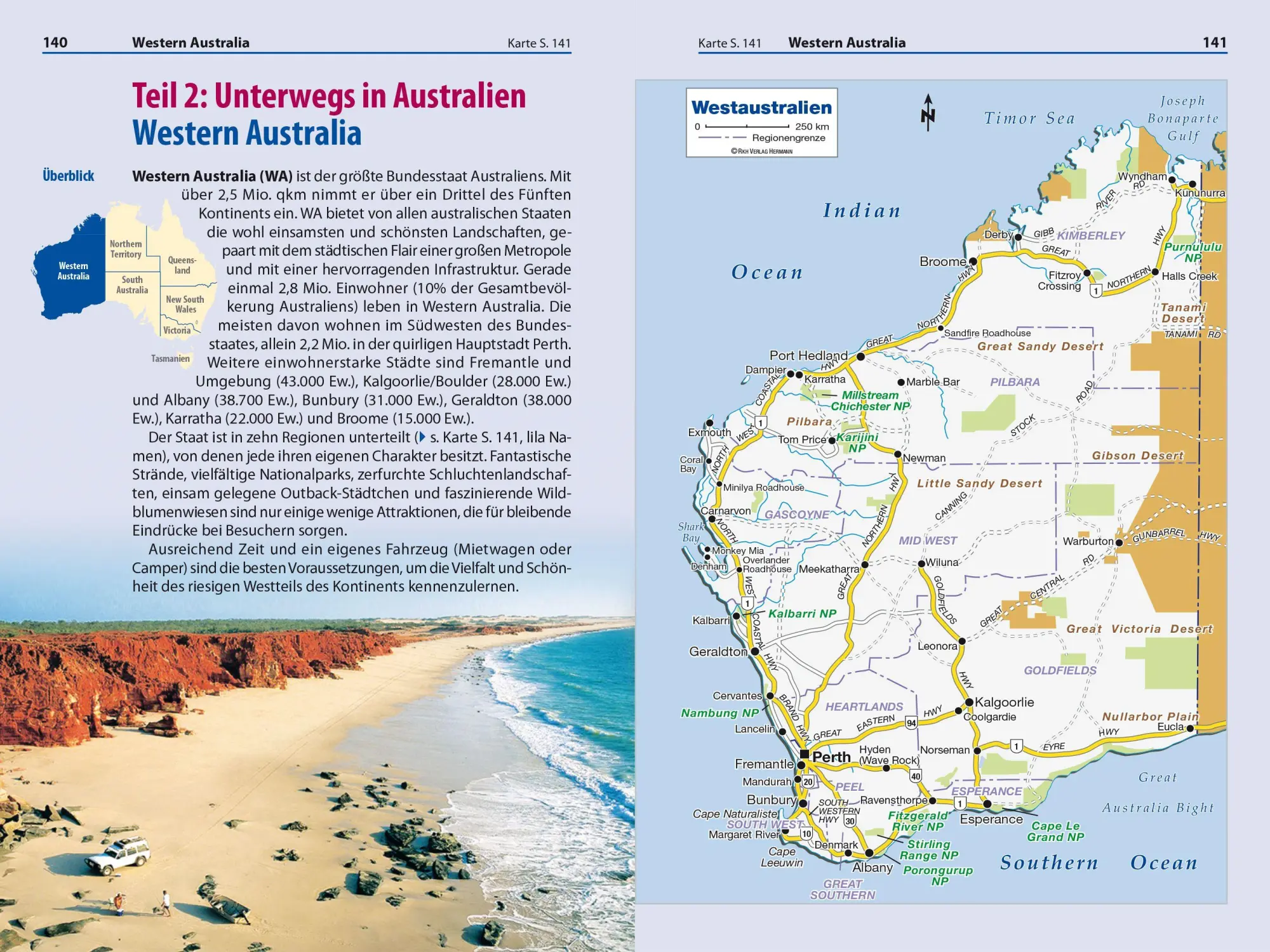 Bild: 9783689860400 | Reise Know-How Reiseführer Australien - Westen und Zentrum | Pavel