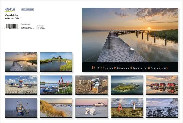 Bild: 9783819300400 | Meerblicke - Nord- und Ostsee 2027 | Verlag Korsch | Kalender | 14 S.