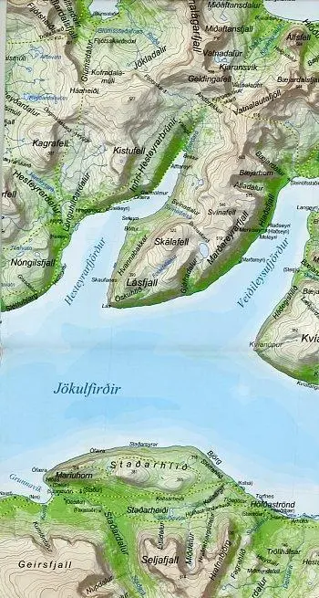 Bild: 9789979330400 | Island Serkort 09 Hornstrandir 1 : 100 000 / 1 : 55 000 | (Land-)Karte