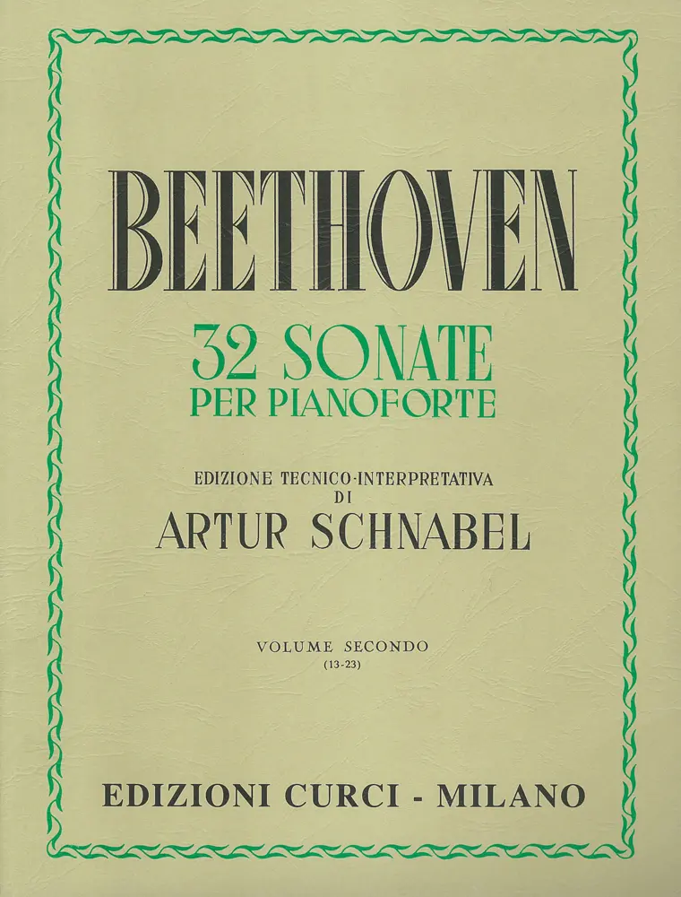 Cover: 9790215900400 | 32 Sonate Vol. 2 (Schnabel) | Ludwig van Beethoven | Buch