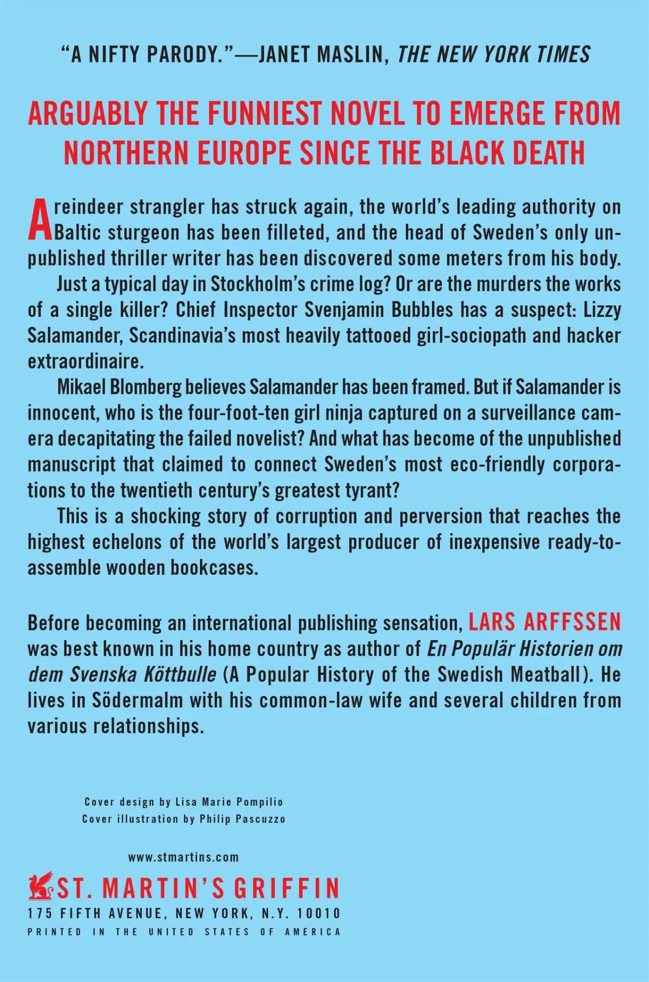 Rückseite: 9780312610500 | The Girl with the Sturgeon Tattoo | A Parody | Lars Arffssen | Buch