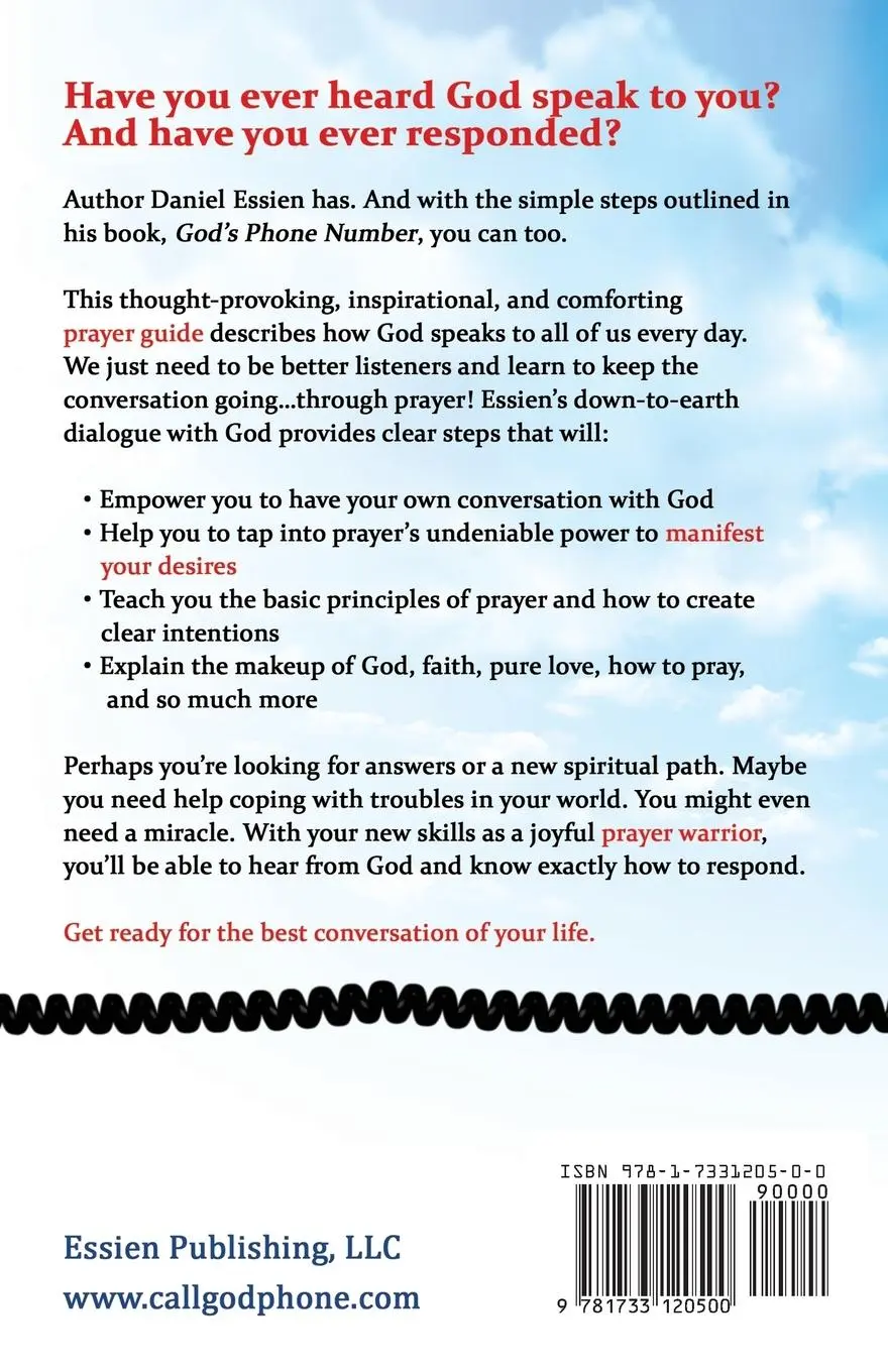 Rückseite: 9781733120500 | God's Phone Number | Daniel Essien | Taschenbuch | Englisch | 2020