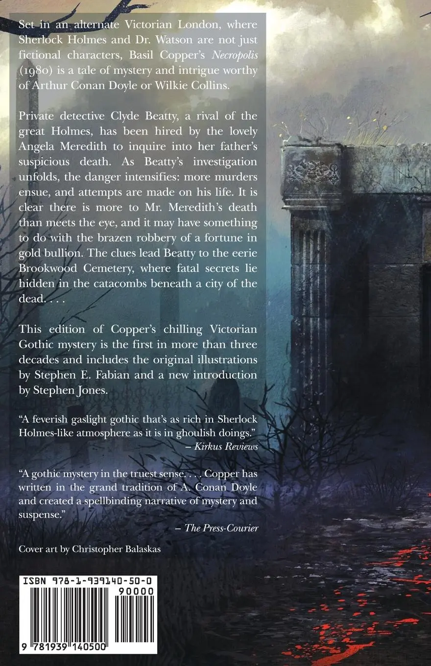 Rückseite: 9781939140500 | Necropolis | Basil Copper | Taschenbuch | Englisch | 2013